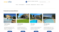 Desktop Screenshot of ocayvillascorfu.com